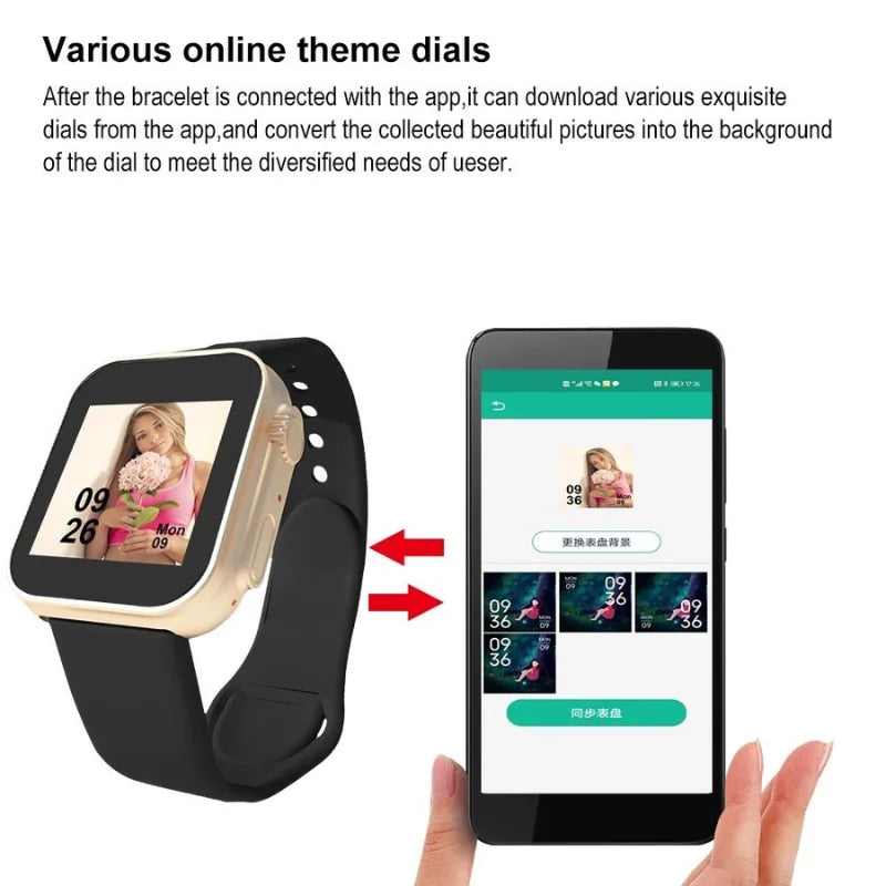 Smartwatch Relógio Feminino D20 Ultra Inteligente Y68 Ultra SmartWatch Emissão Em 2024 Bluetooth coloca foto