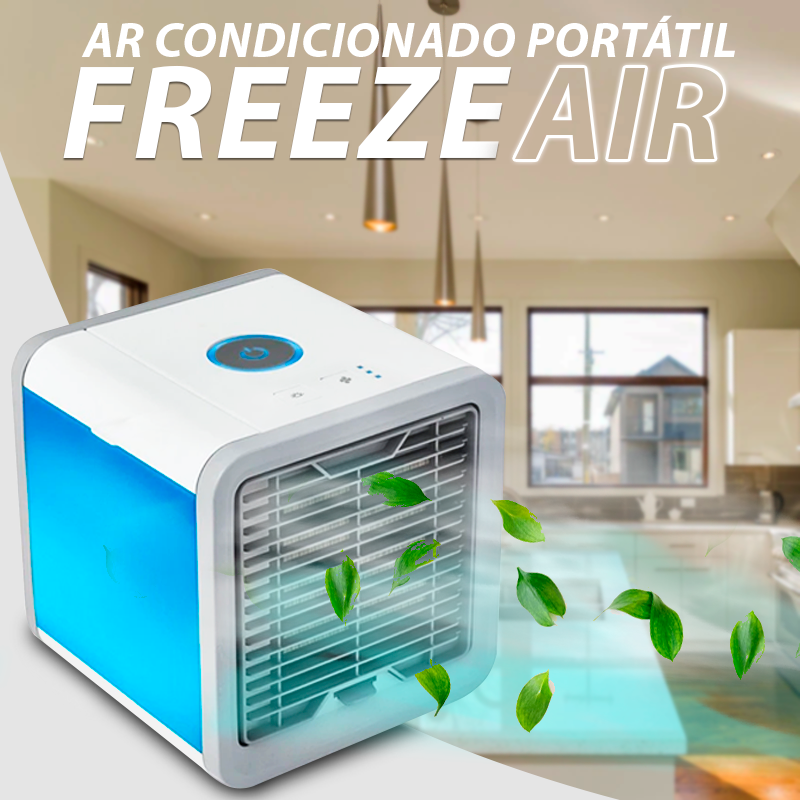 Mini Freeze Air: O Ar Condicionado Portátil Ideal para Você